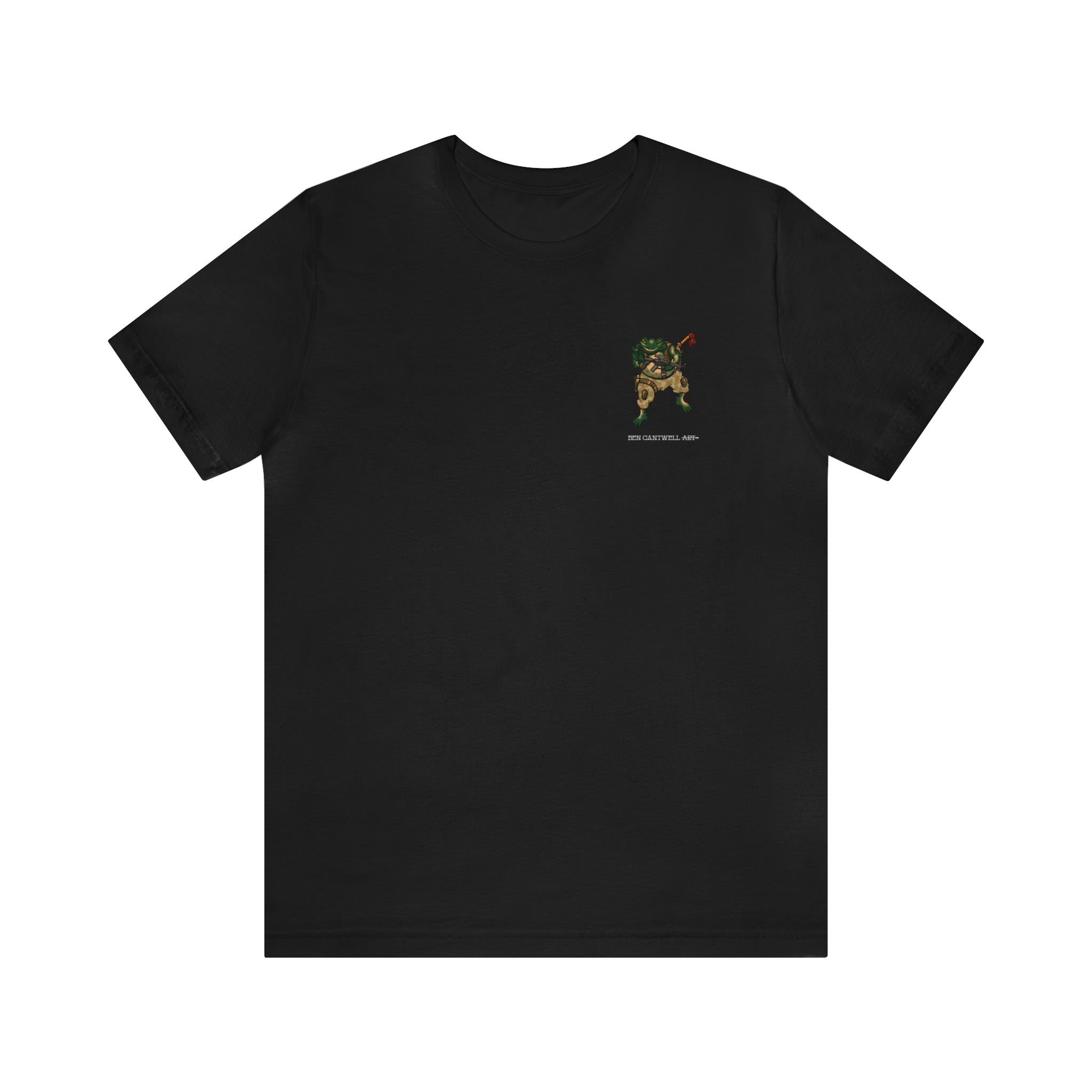 M4 and Radio Frog - Front Print - Short Sleeve Tee