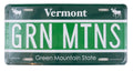 GRN MTN Vermont License Plate