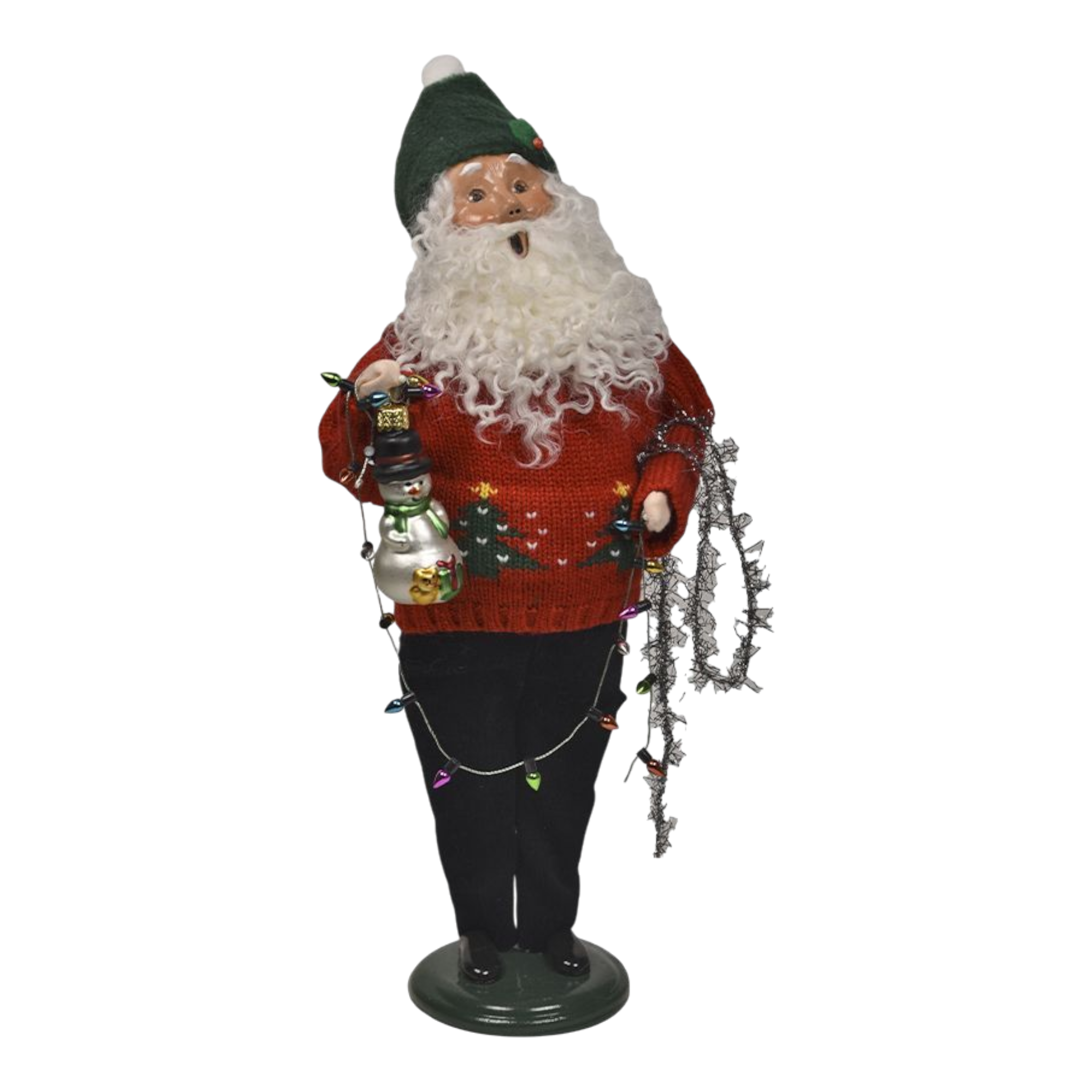 Decorating Santa