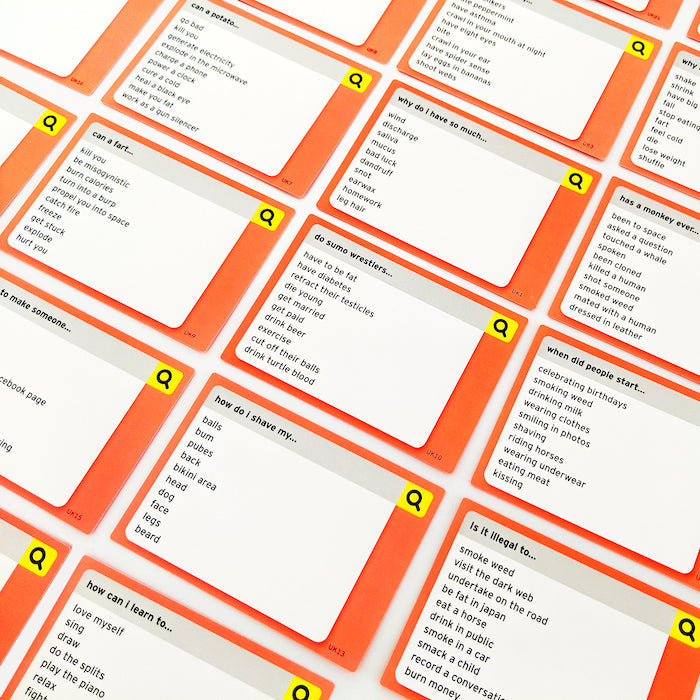 Weird Things, A Party Game about the Strange Side of the Internet, for Teens and Adults