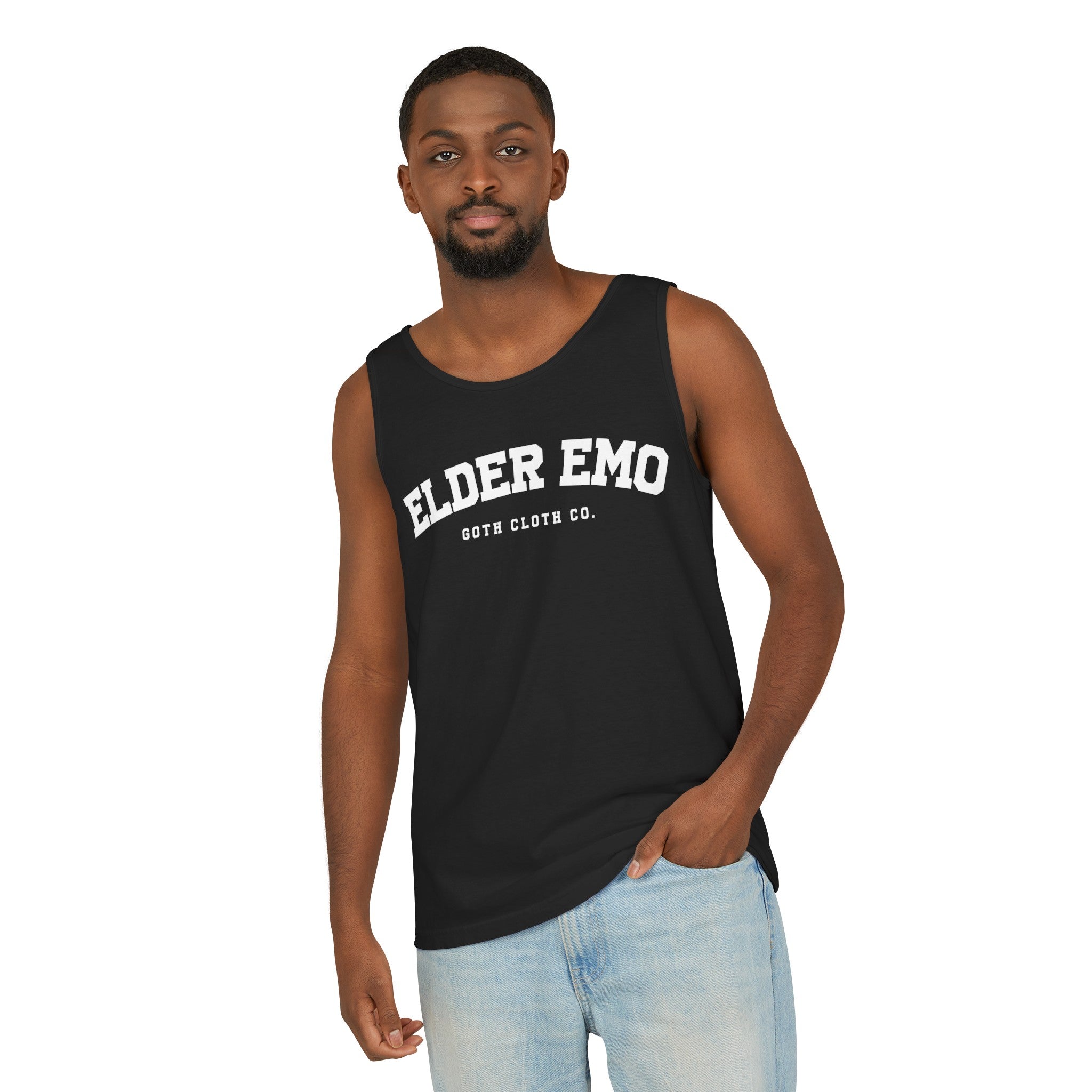 Elder Emo College Unisex Tank Top