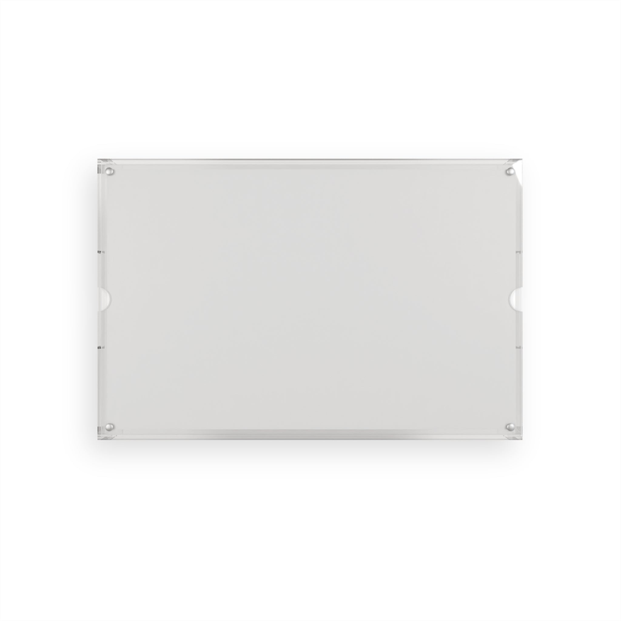 Elegant Cat-Themed Acrylic Serving Tray