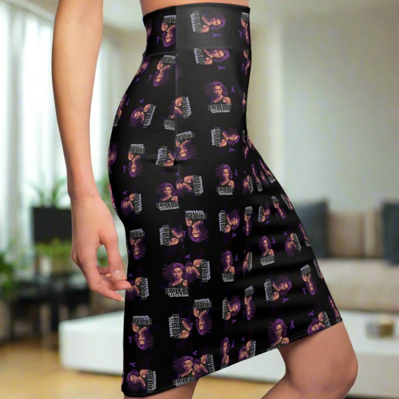 Elegant Epilepsy Warrior Women's Pencil Skirt