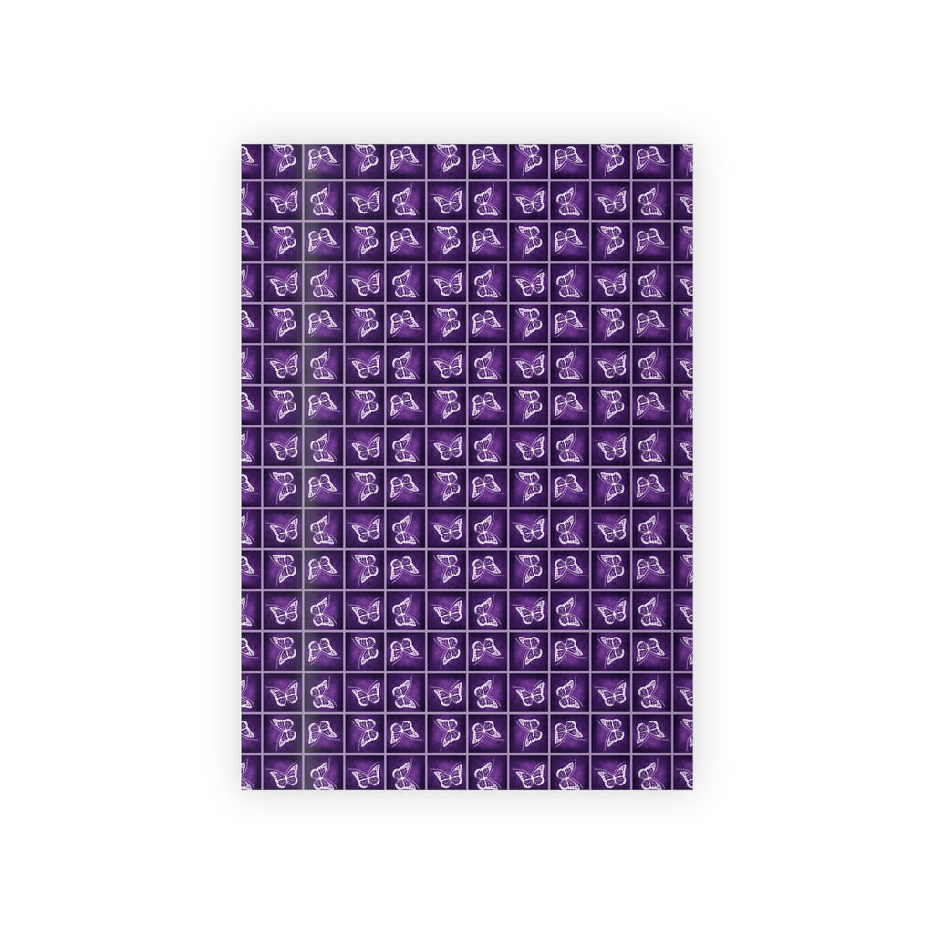 Elegant Purple Butterfly Gift Wrapping Paper Roll - Perfect for All Occasions