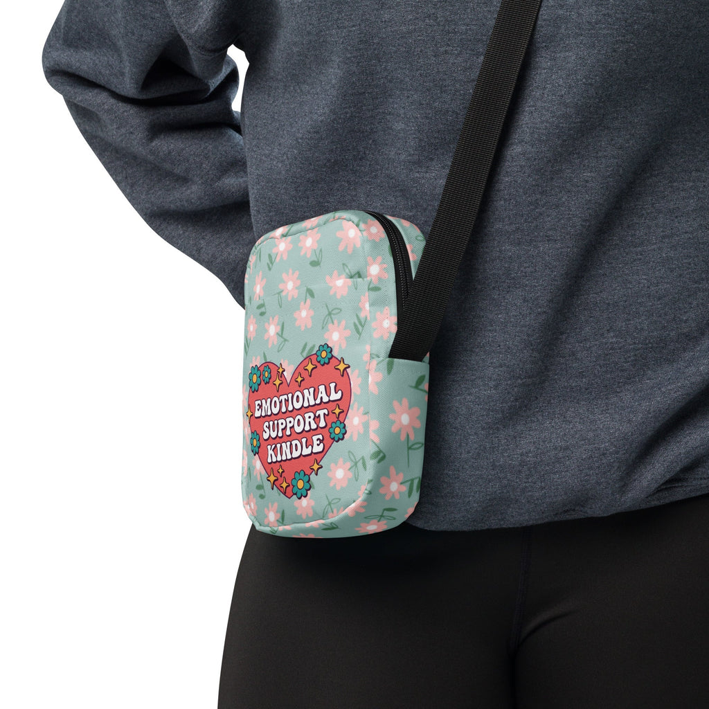 Emotional Support Kindle Crossbody Bag