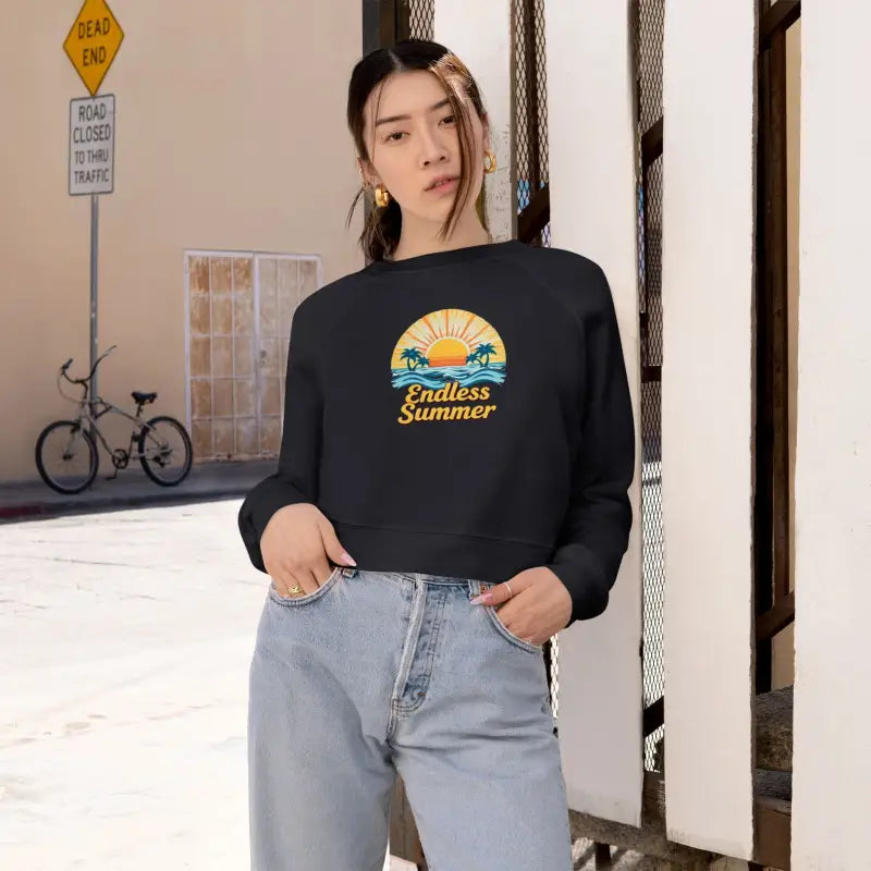 Ocean State Styles Sweatshirt Women Endless Summer Cropped