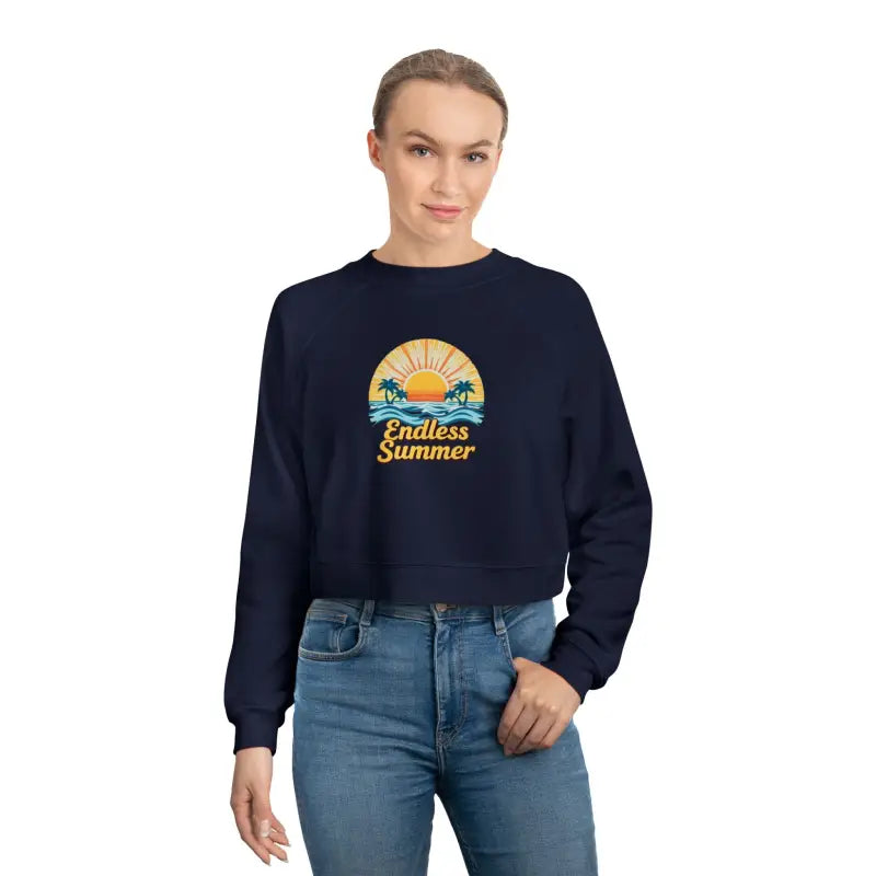 Ocean State Styles Sweatshirt Women Endless Summer Cropped
