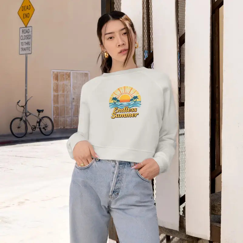 Ocean State Styles Sweatshirt Women Endless Summer Cropped