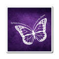 Epilepsy Awareness Butterfly Magnet - End the Stigma