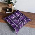 Epilepsy Awareness Butterfly Tufted Floor Pillow