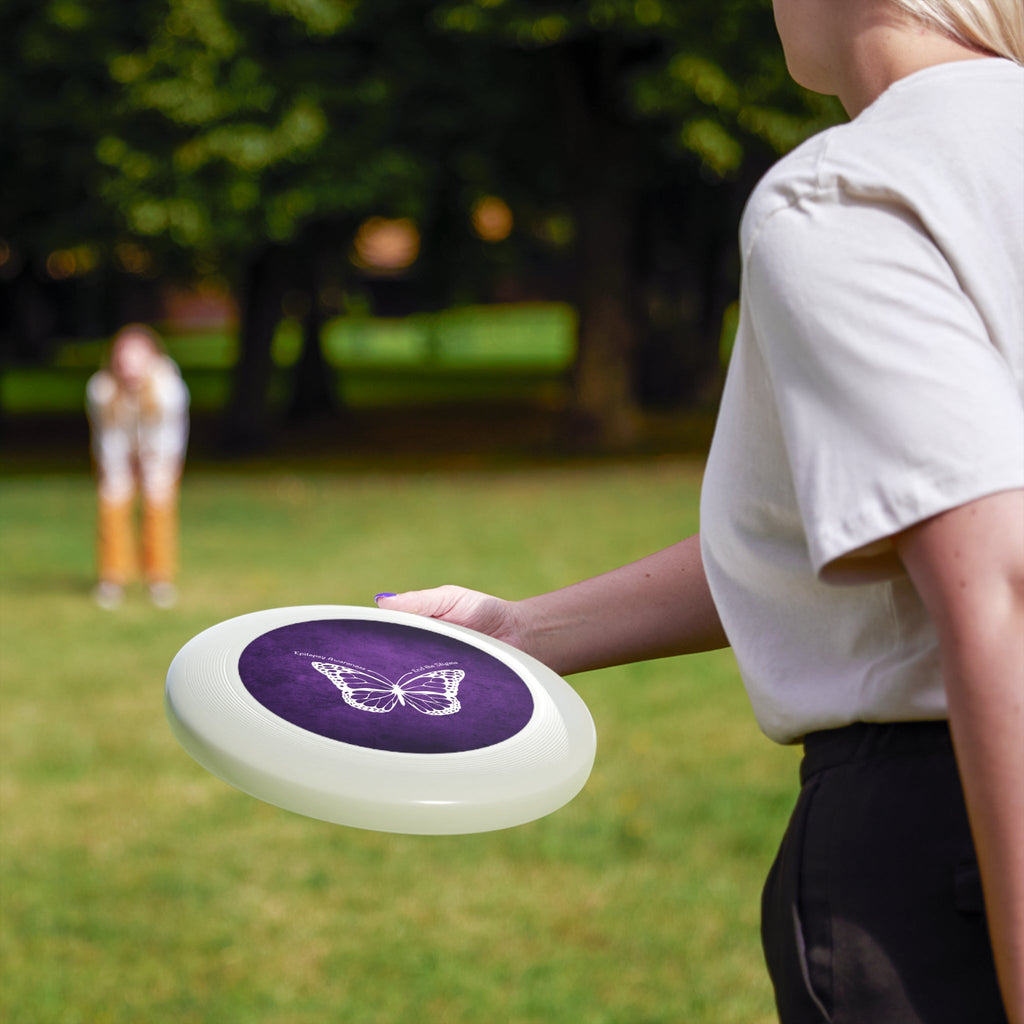 Epilepsy Awareness Flying Disc - End the Stigma Butterfly Design