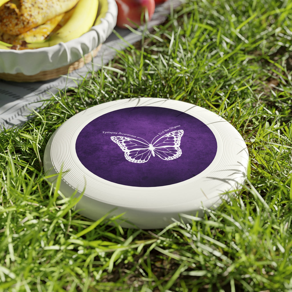 Epilepsy Awareness Flying Disc - End the Stigma Butterfly Design