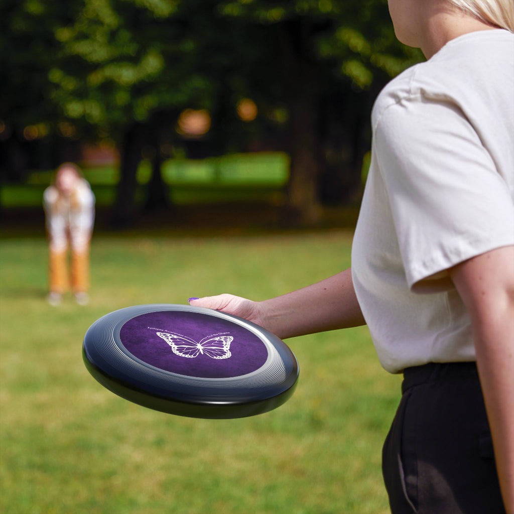 Epilepsy Awareness Flying Disc - End the Stigma Butterfly Design
