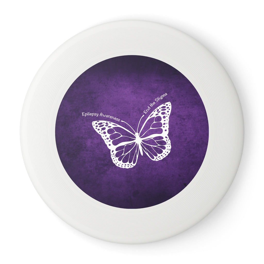 Epilepsy Awareness Flying Disc - End the Stigma Butterfly Design