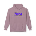 Wear Purple for Awareness Fleece Hoodie