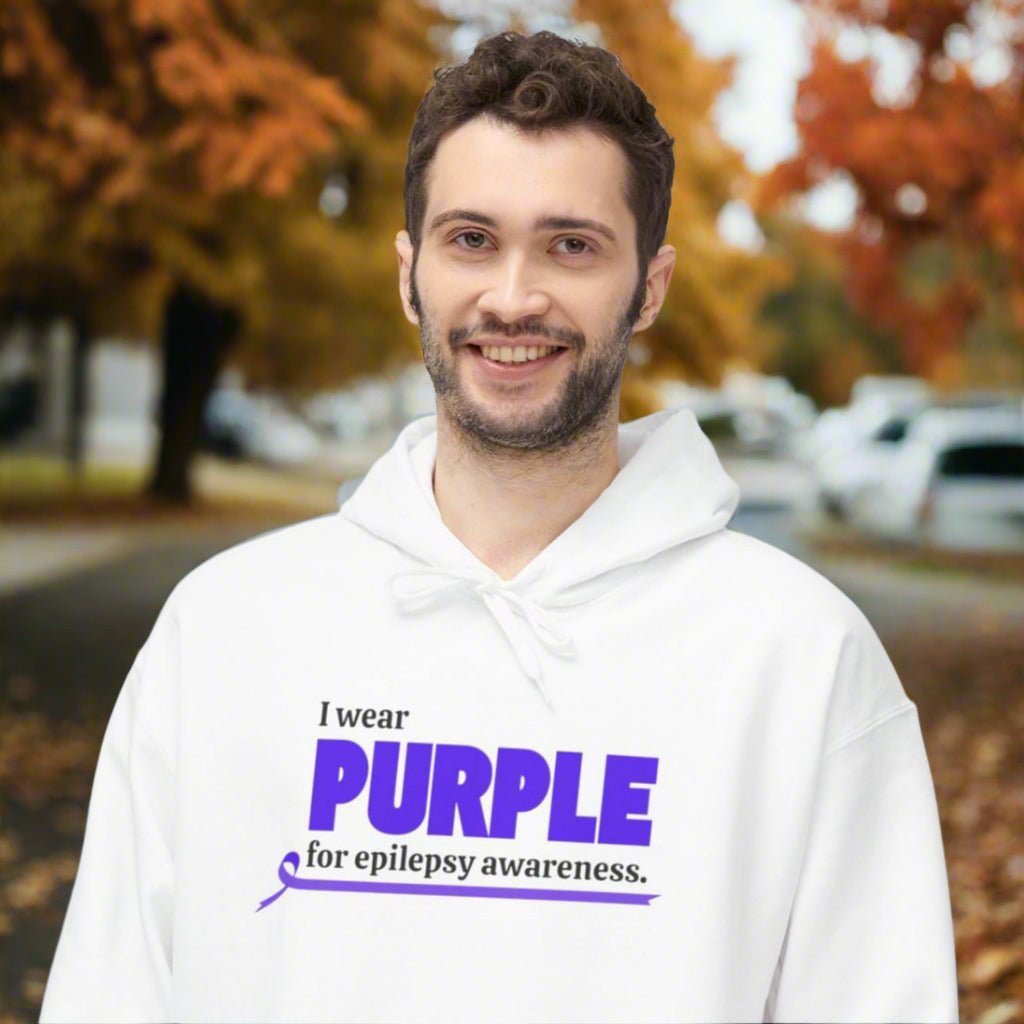 Wear Purple for Awareness Fleece Hoodie