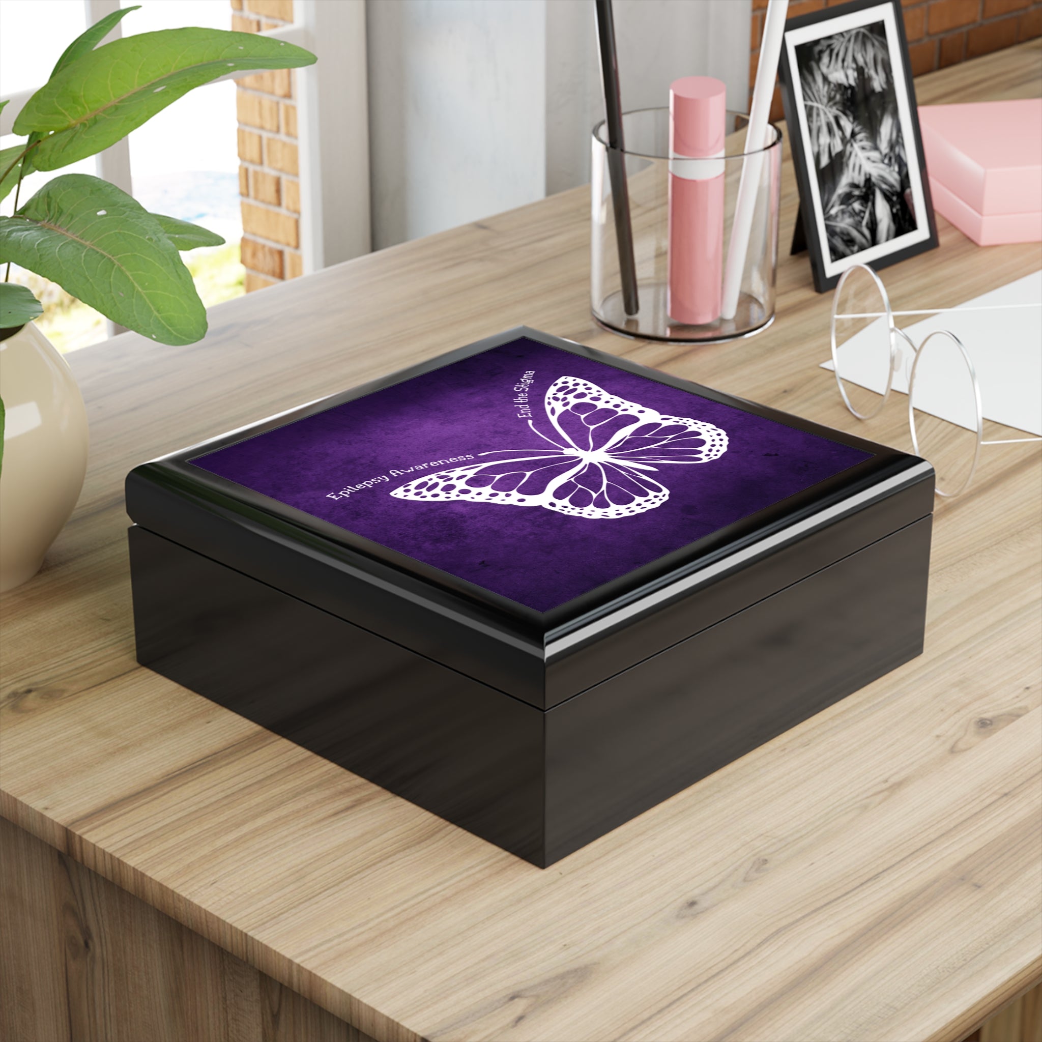 Epilepsy Awareness Jewelry Box - End the Stigma