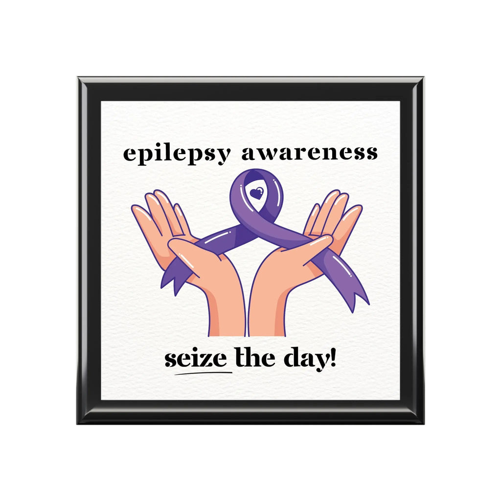 Epilepsy Awareness Jewelry Box - Seize the Day Epilepsy Jewelry Box