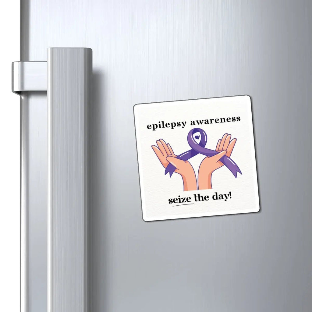 Epilepsy Awareness Magnet - Seize the Day Fridge Magnet for Inspirational Decor
