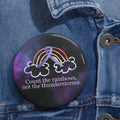 Epilepsy Awareness Pin Button - Count the Rainbows Design for Advocacy