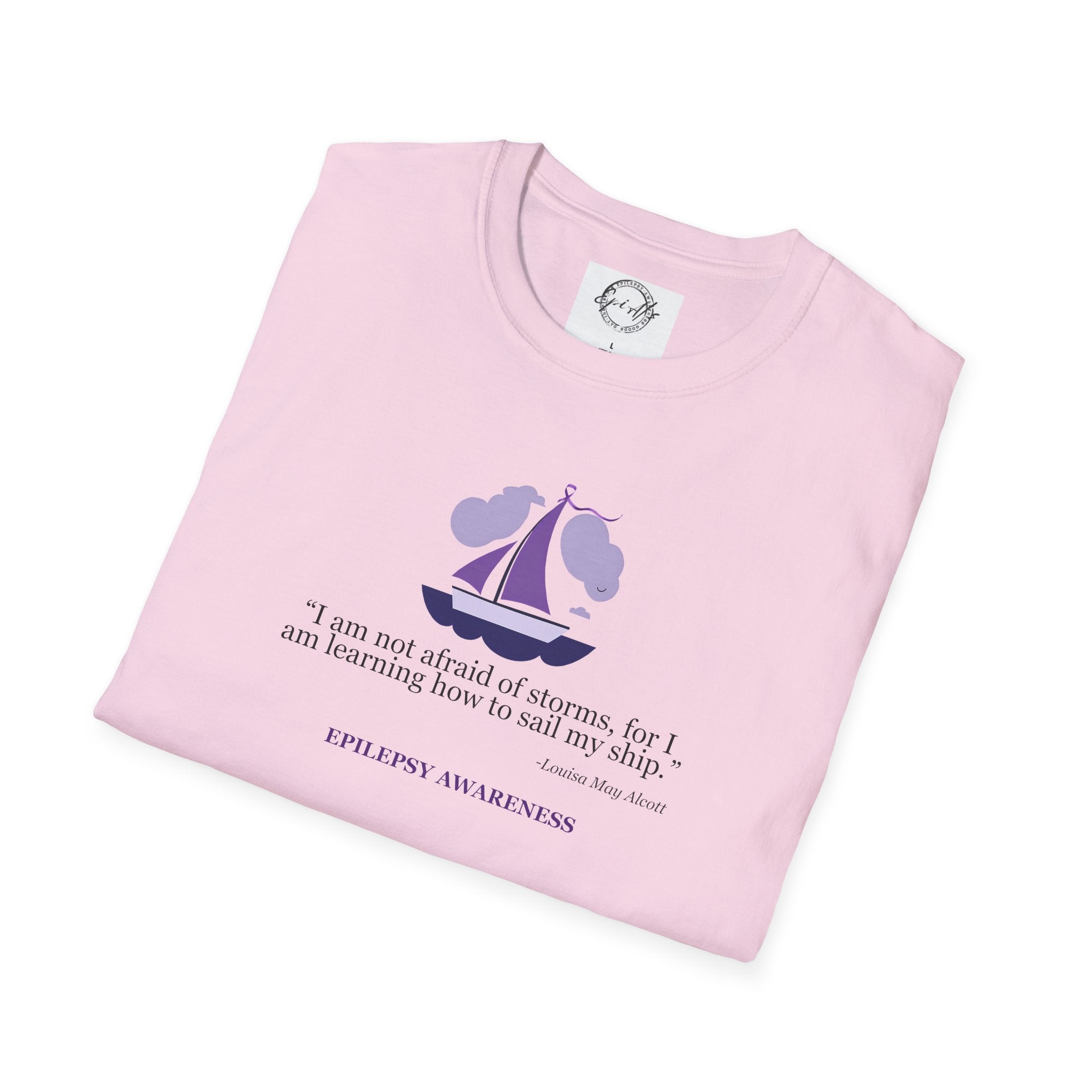 Epilepsy Awareness Quote T-Shirt - Unisex Softstyle Tee for Every Advocate