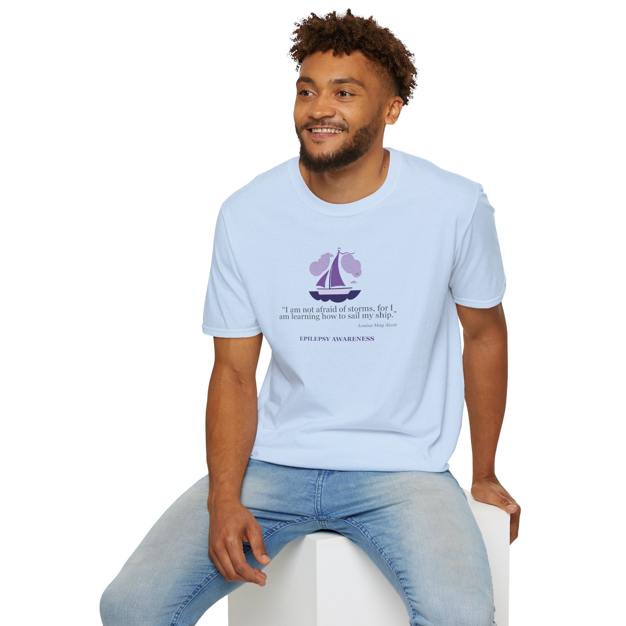 Epilepsy Awareness Quote T-Shirt - Unisex Softstyle Tee for Every Advocate