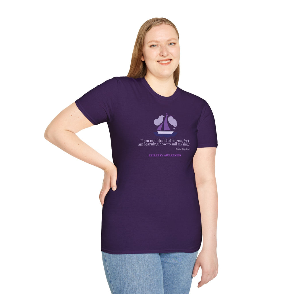 Epilepsy Awareness Quote T-Shirt - Unisex Softstyle Tee for Every Advocate