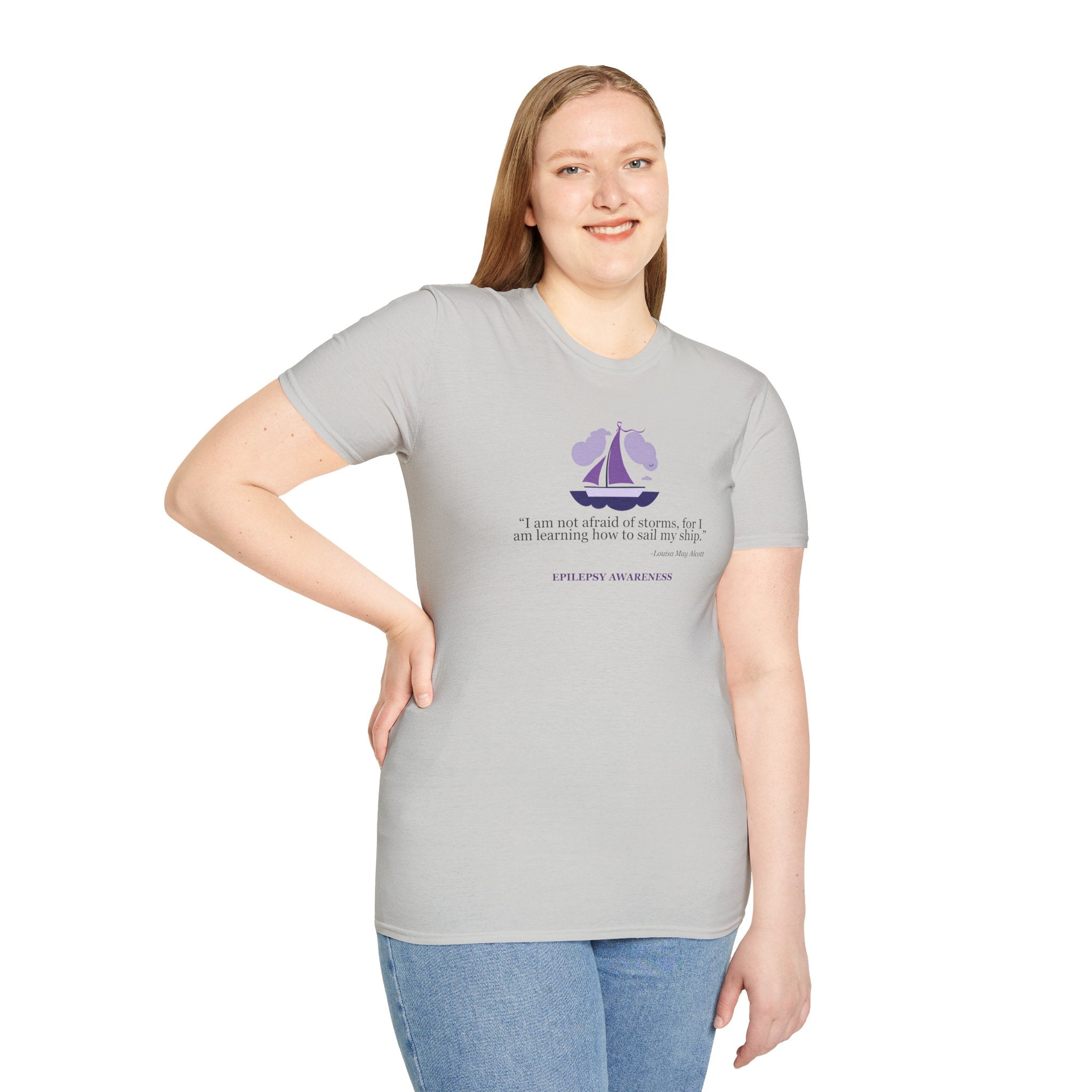 Epilepsy Awareness Quote T-Shirt - Unisex Softstyle Tee for Every Advocate