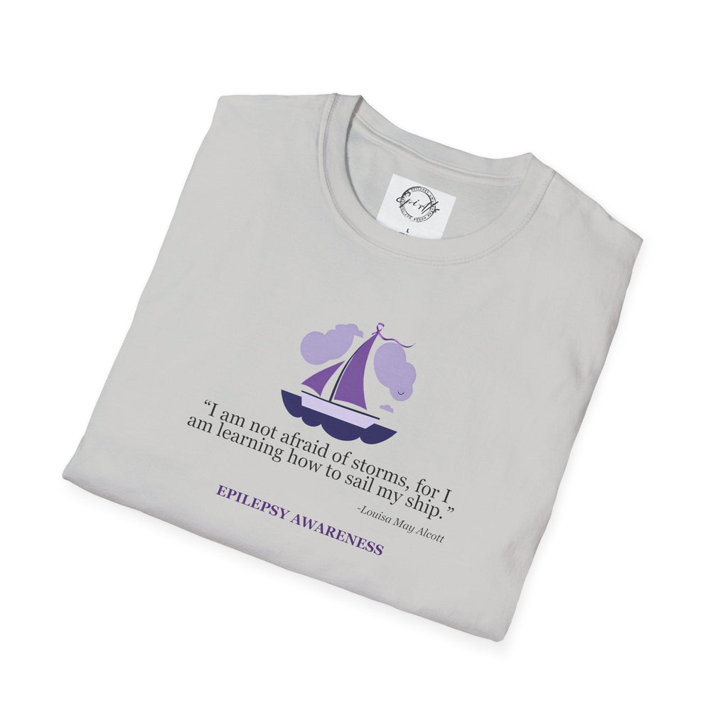 Epilepsy Awareness Quote T-Shirt - Unisex Softstyle Tee for Every Advocate