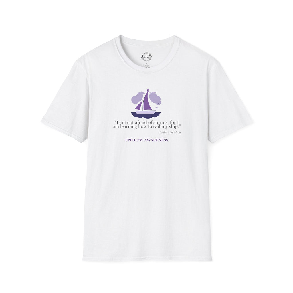 Epilepsy Awareness Quote T-Shirt - Unisex Softstyle Tee for Every Advocate