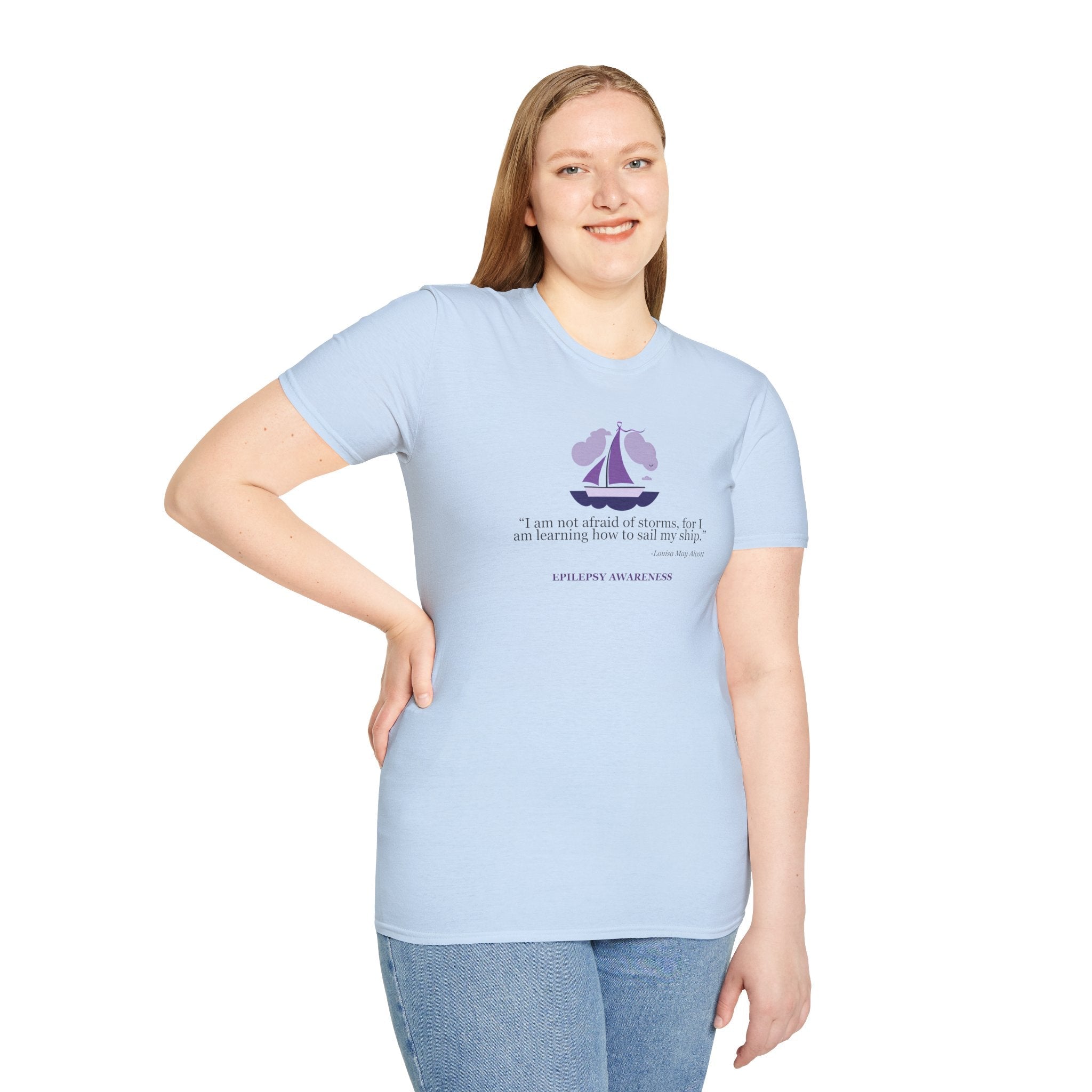 Epilepsy Awareness Quote T-Shirt - Unisex Softstyle Tee for Every Advocate