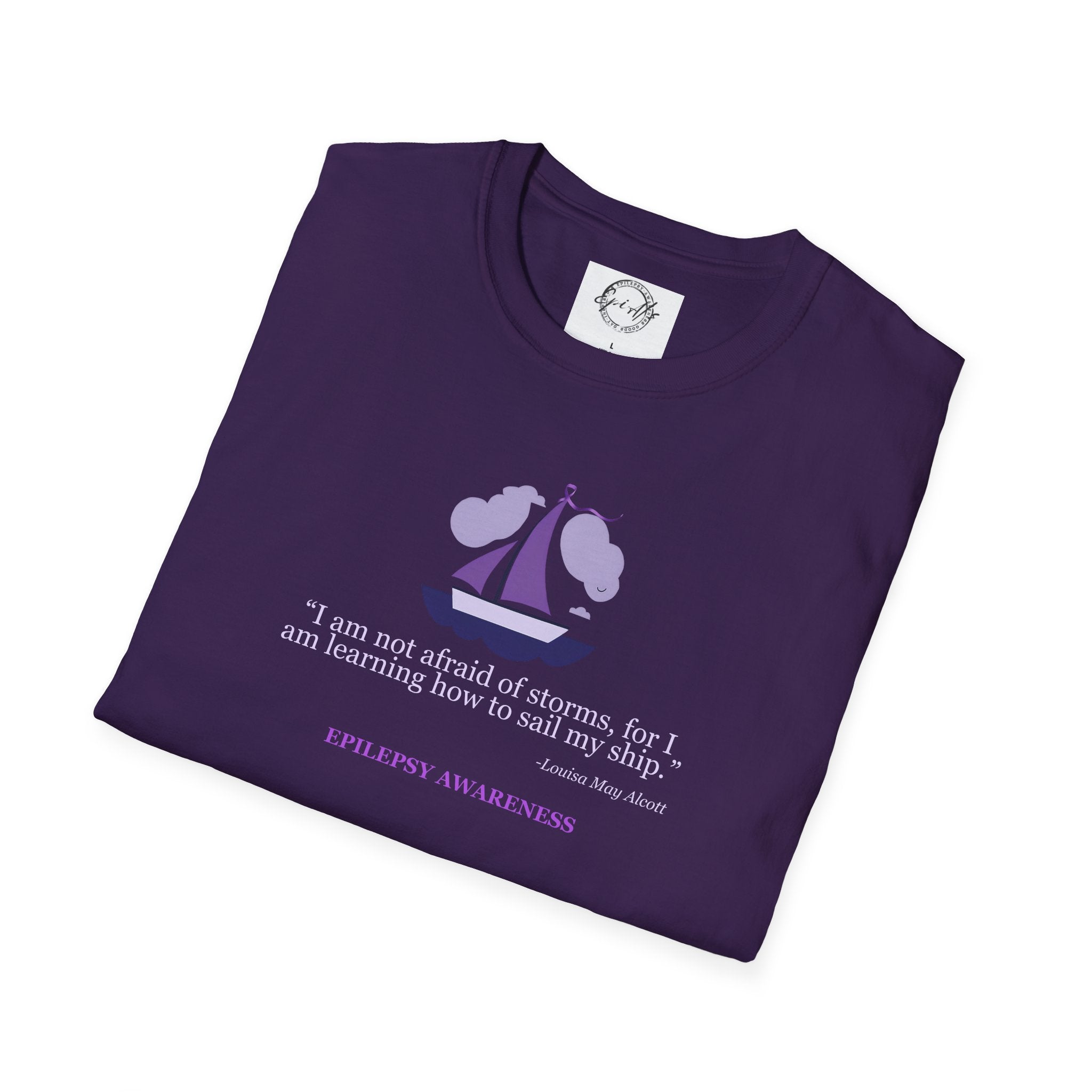 Epilepsy Awareness Quote T-Shirt - Unisex Softstyle Tee for Every Advocate