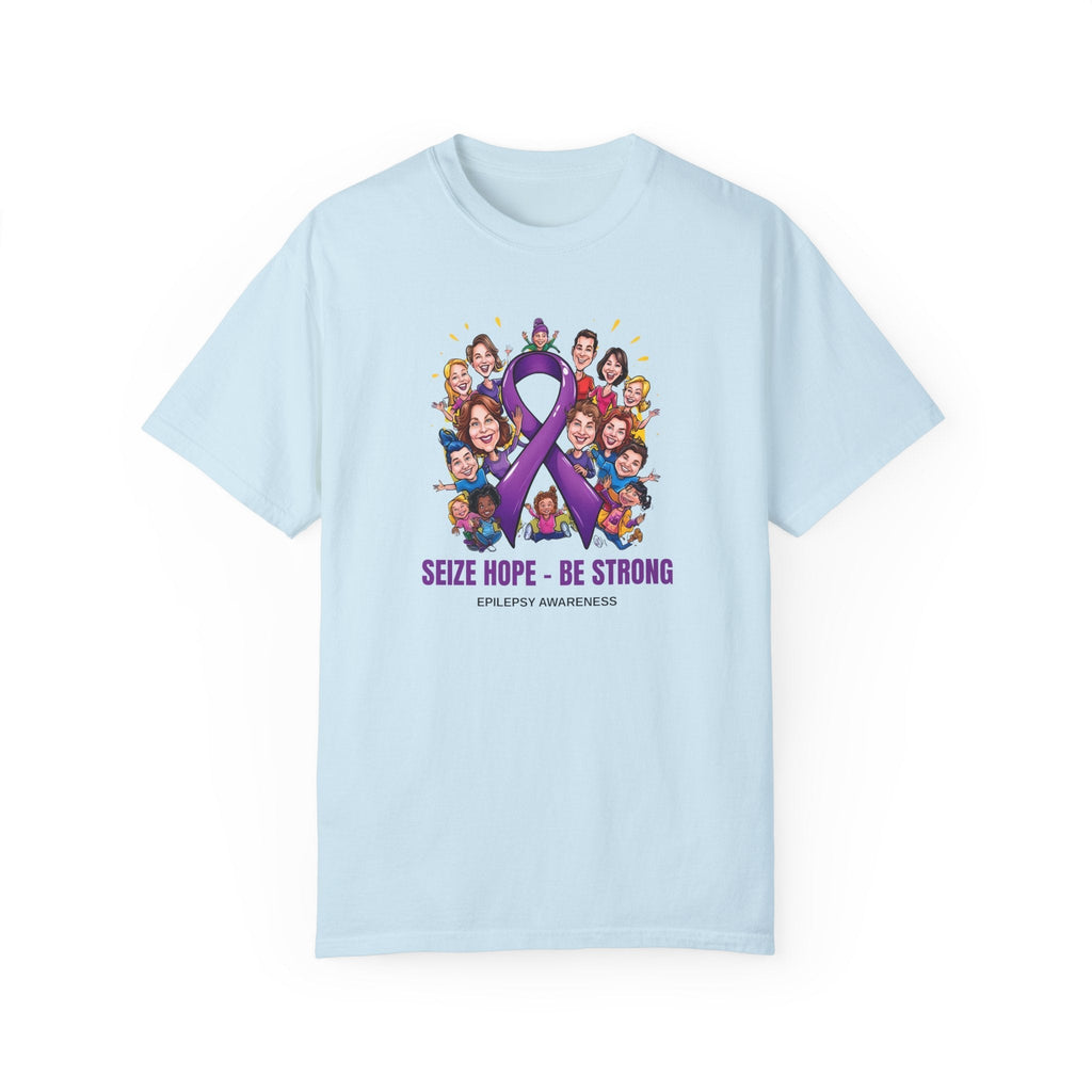 Epilepsy Awareness Unisex Garment-Dyed T-Shirt - Seize Hope, Be Strong
