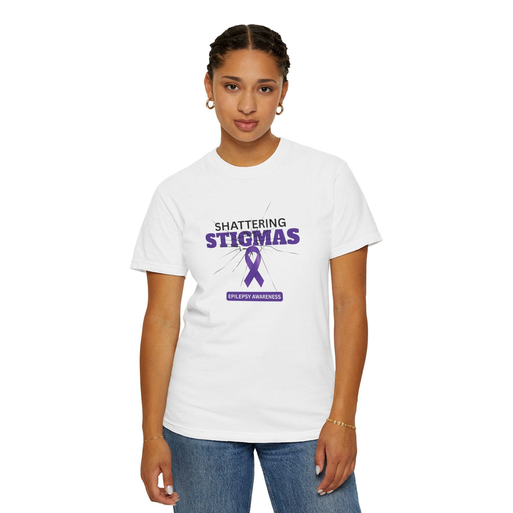 Epilepsy Awareness Unisex Garment-Dyed T-Shirt - Shattering Stigmas