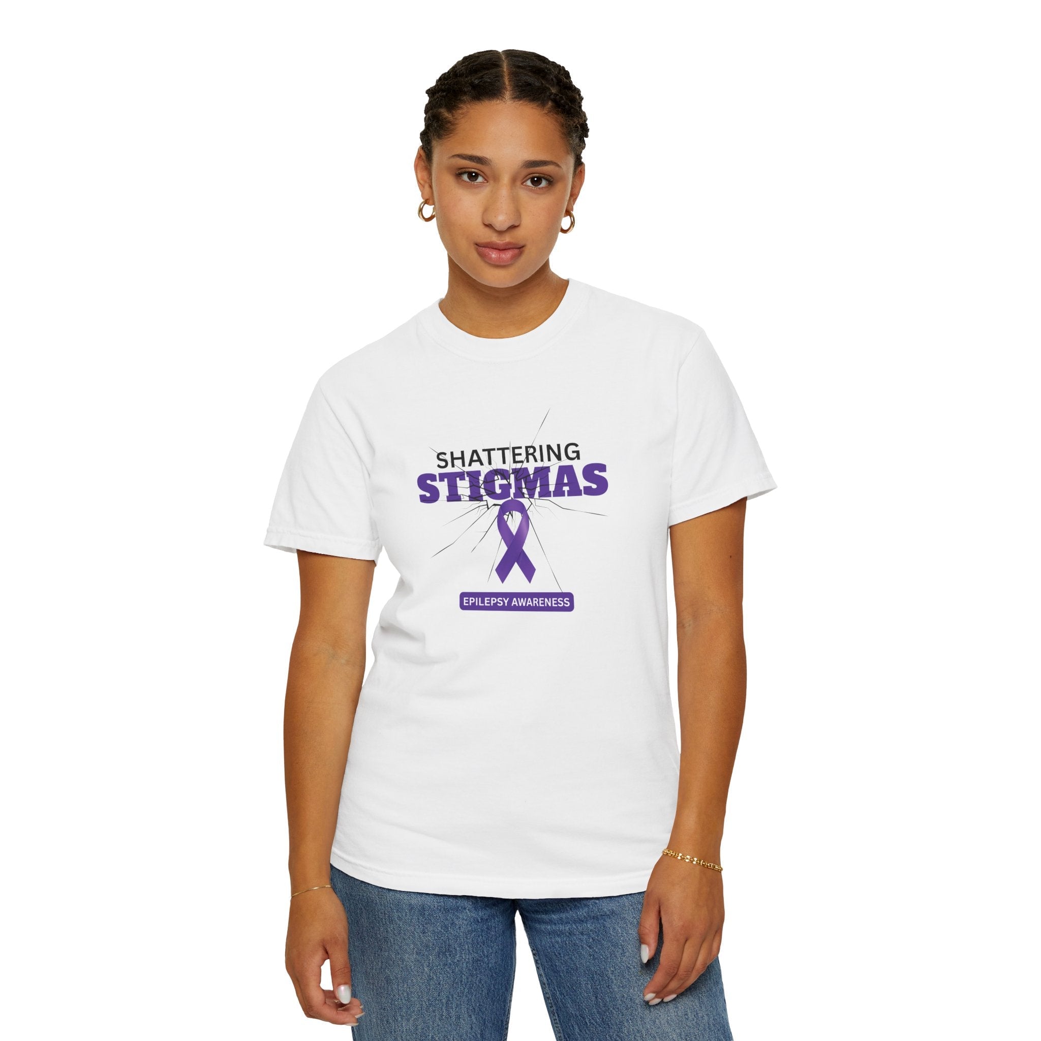 Epilepsy Awareness Unisex Garment-Dyed T-Shirt - Shattering Stigmas