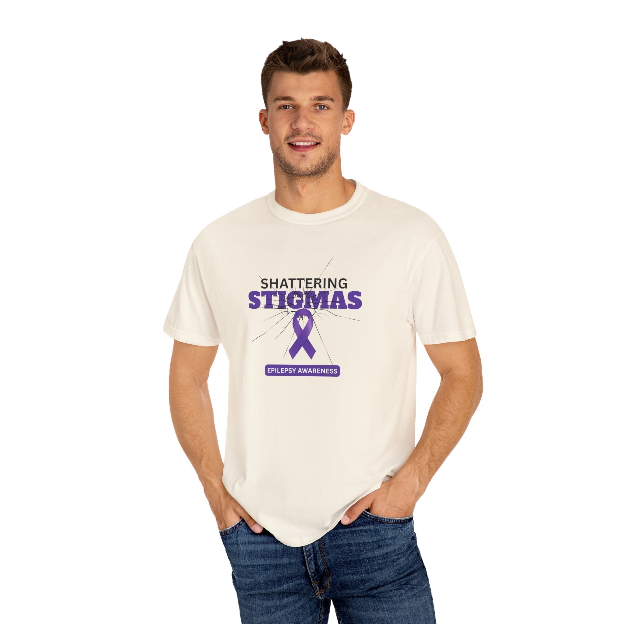 Epilepsy Awareness Unisex Garment-Dyed T-Shirt - Shattering Stigmas