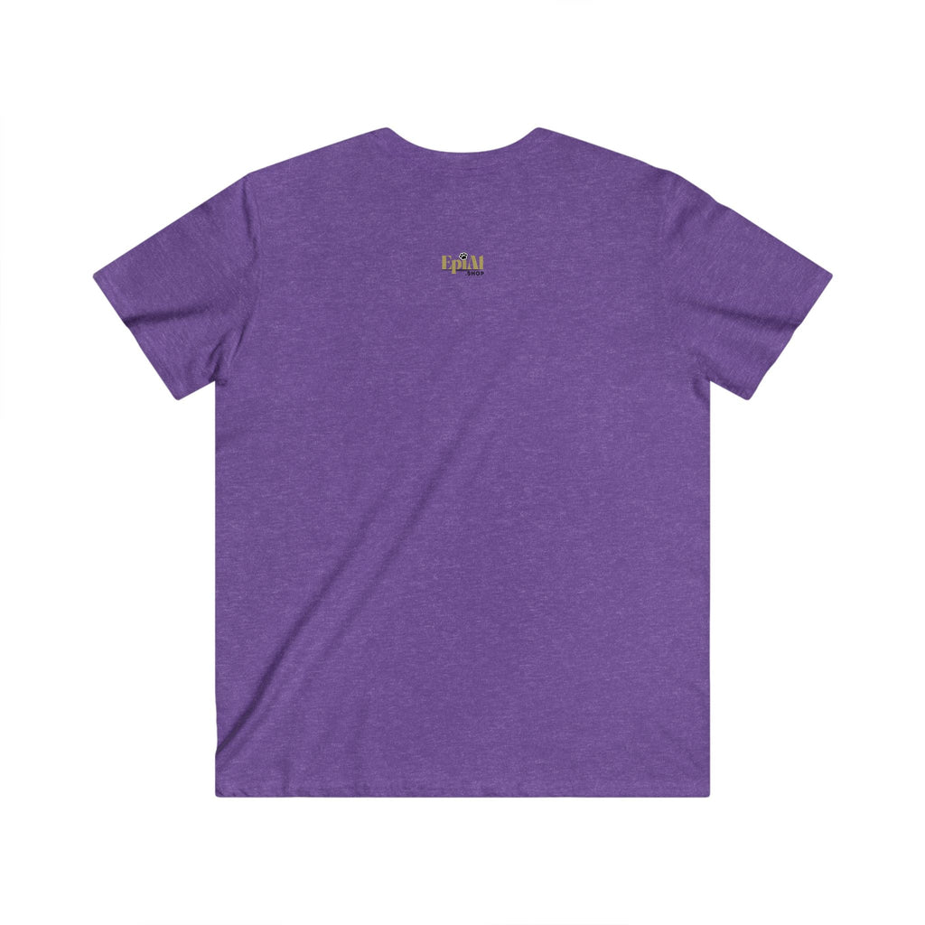 Epilepsy Awareness V-Neck Tee - Support Your Warrior Wife Epilepsy Tee