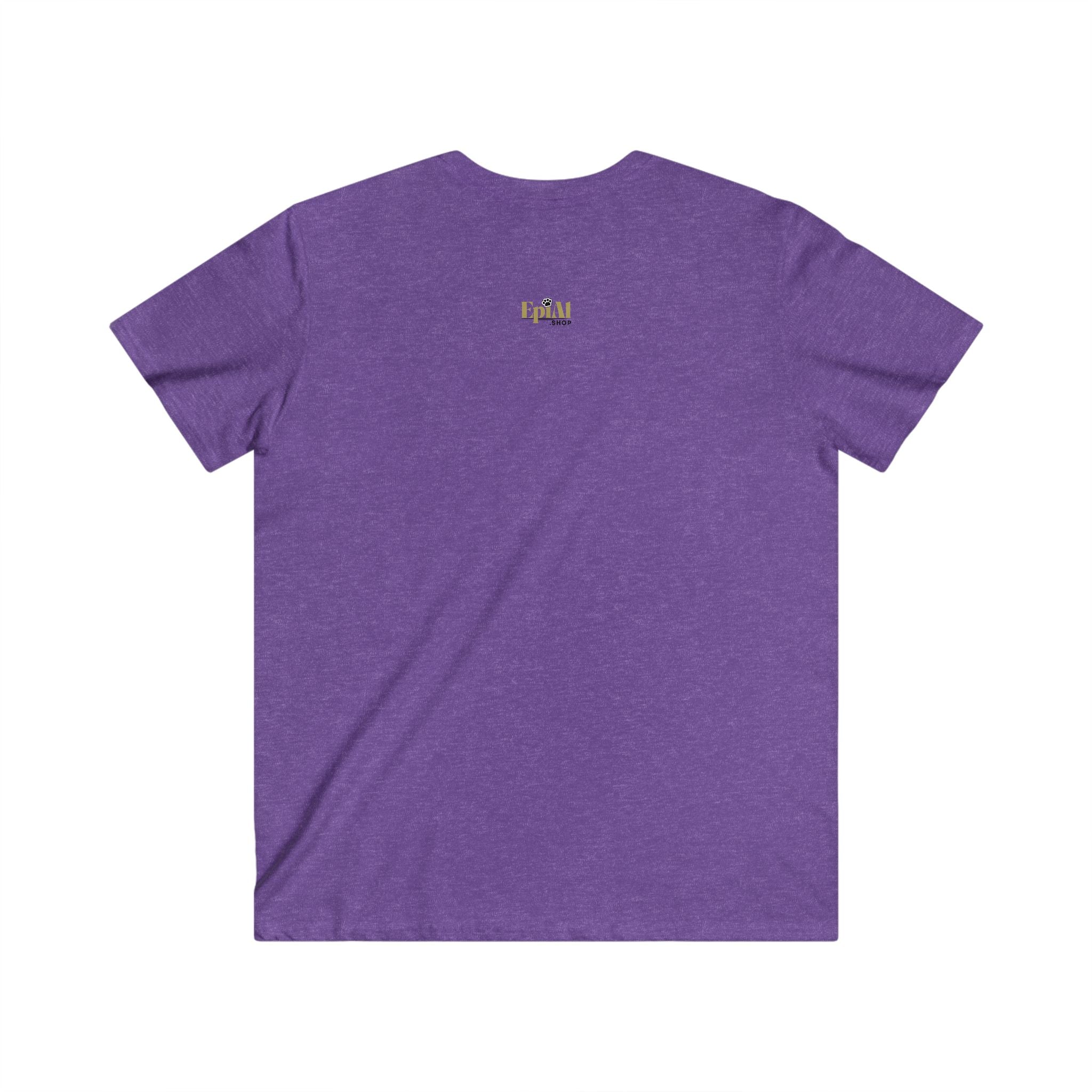 Epilepsy Awareness V-Neck Tee - Support Your Warrior Wife Epilepsy Tee