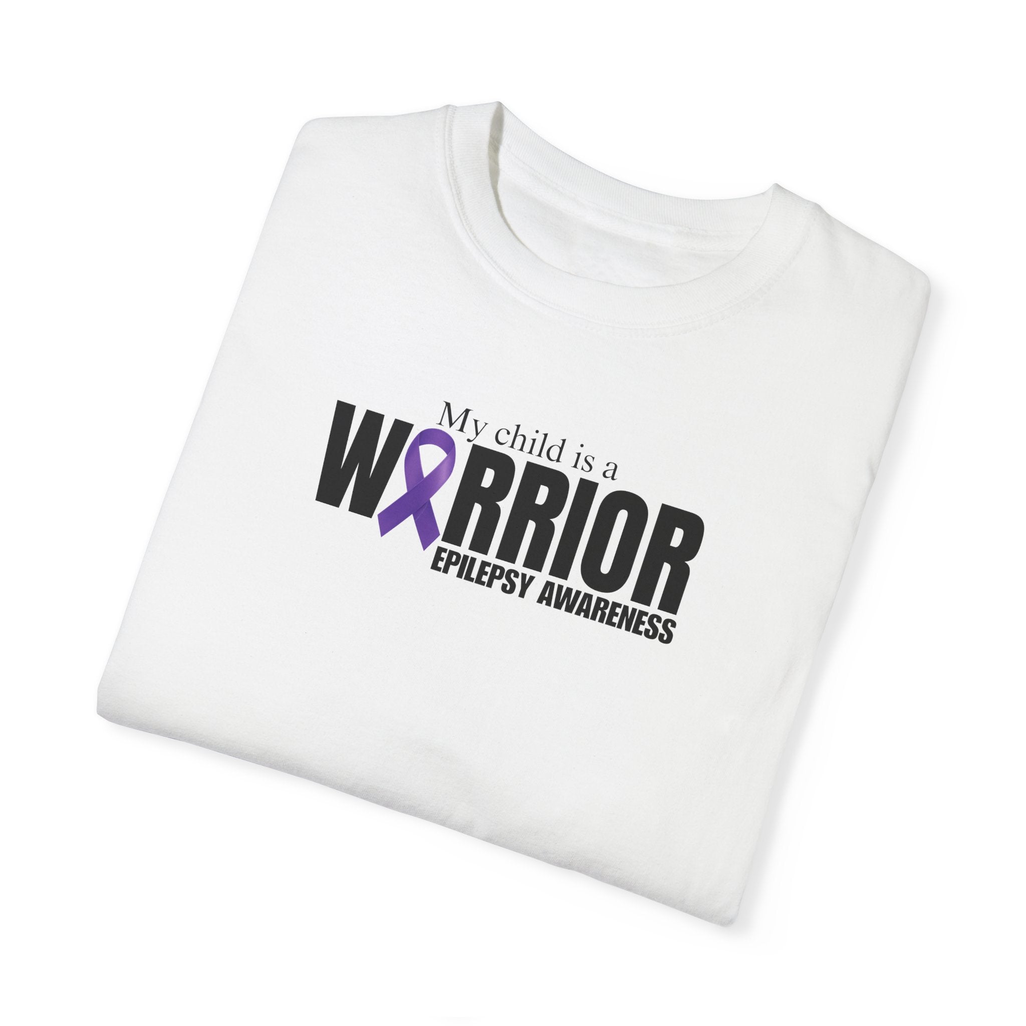 Epilepsy Awareness Warrior T-Shirt - My Child is Warrior Epilepsy Awareness