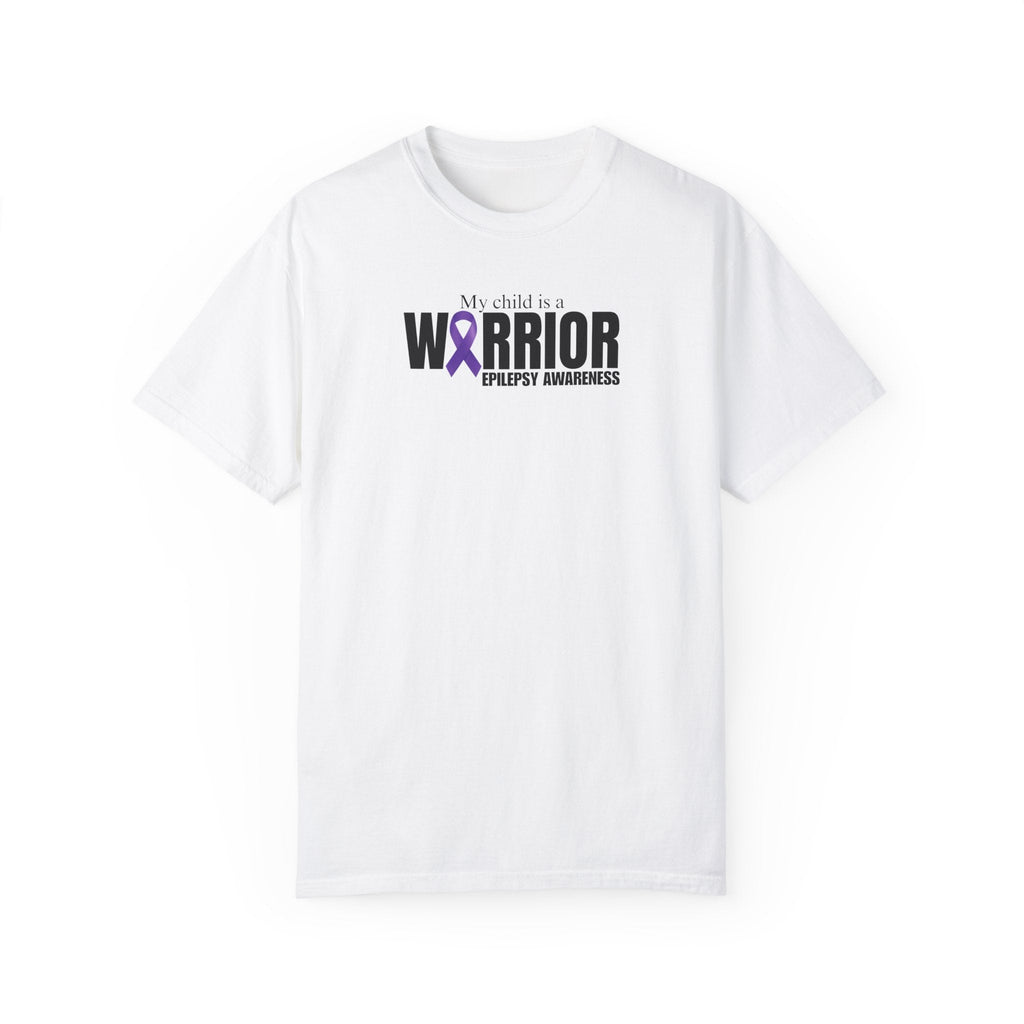 Epilepsy Awareness Warrior T-Shirt - My Child is Warrior Epilepsy Awareness