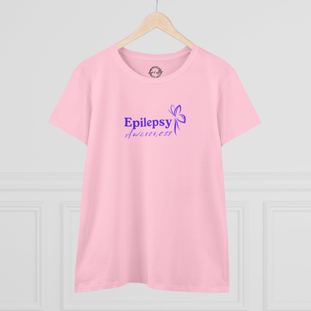 Women's Purple Ribbon Epilepsy Awareness T-Shirt - Show Your Support