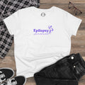 Women's Purple Ribbon Epilepsy Awareness T-Shirt - Show Your Support