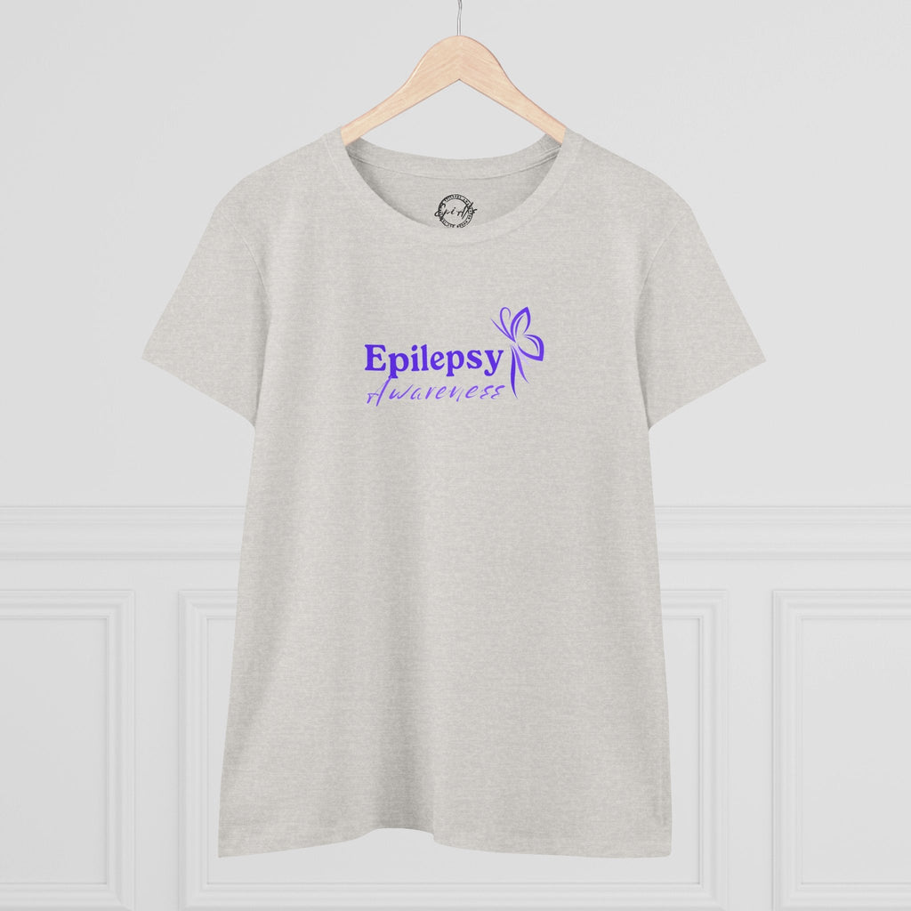 Women's Purple Ribbon Epilepsy Awareness T-Shirt - Show Your Support