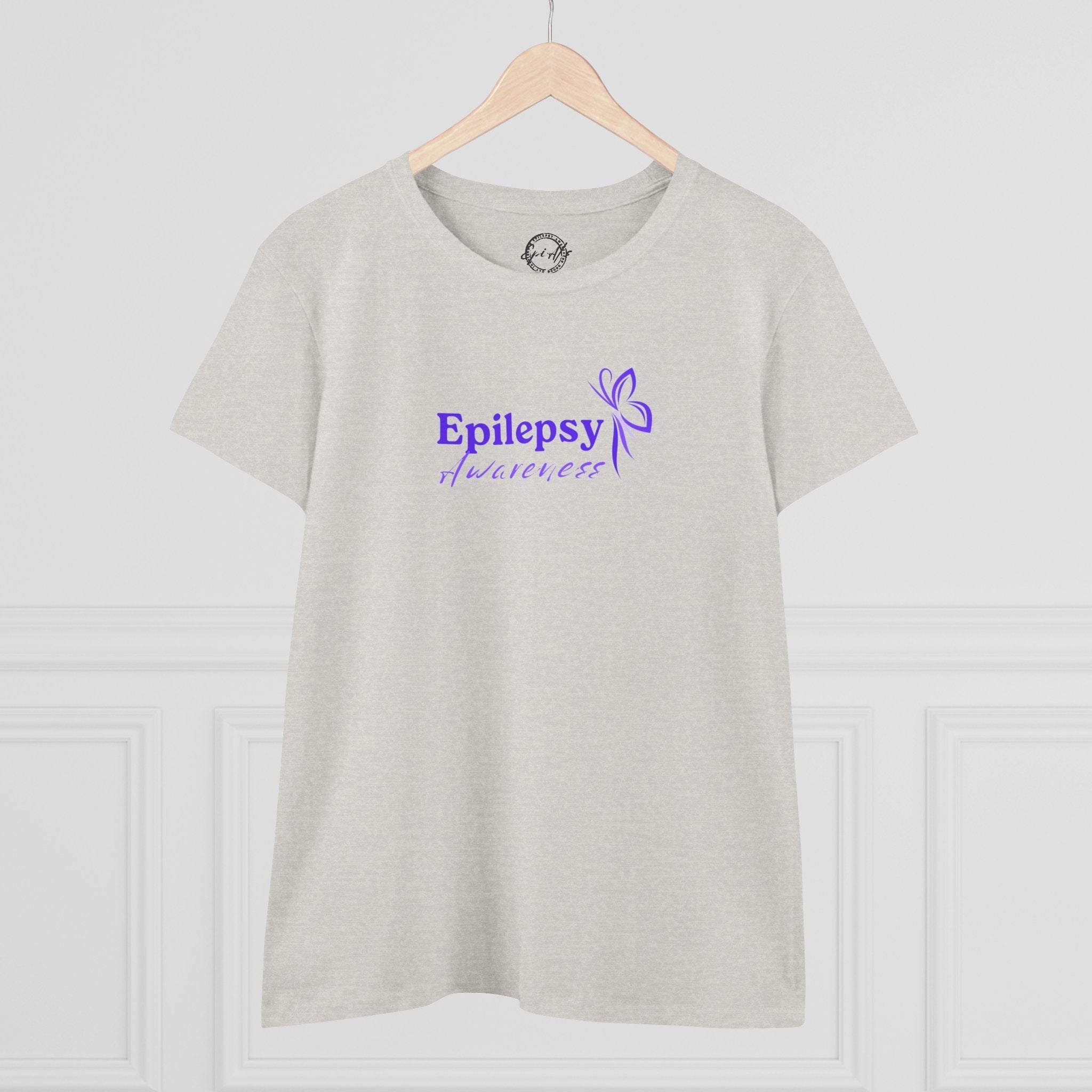 Women's Purple Ribbon Epilepsy Awareness T-Shirt - Show Your Support
