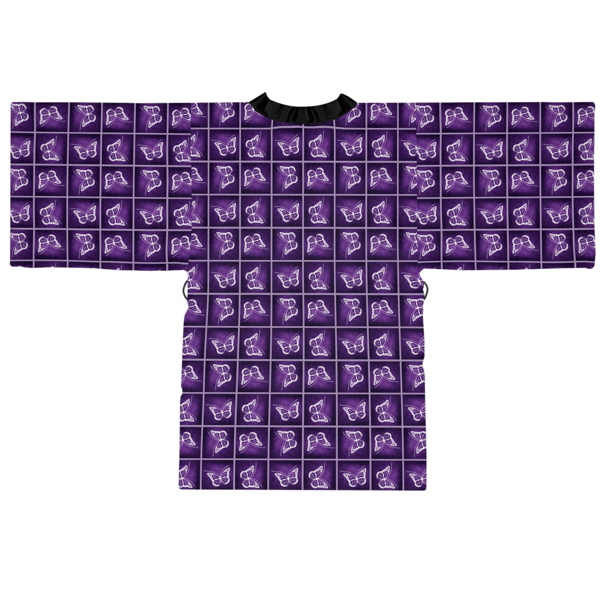 Epilepsy Butterfly Dreams Long Sleeve Kimono Robe