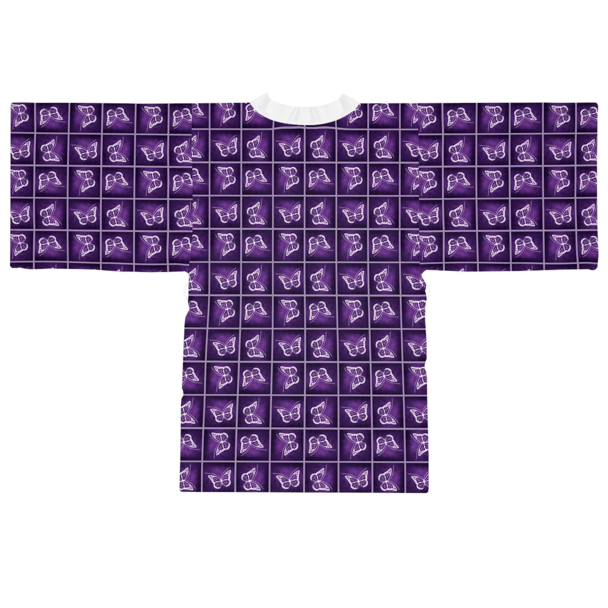Epilepsy Butterfly Dreams Long Sleeve Kimono Robe