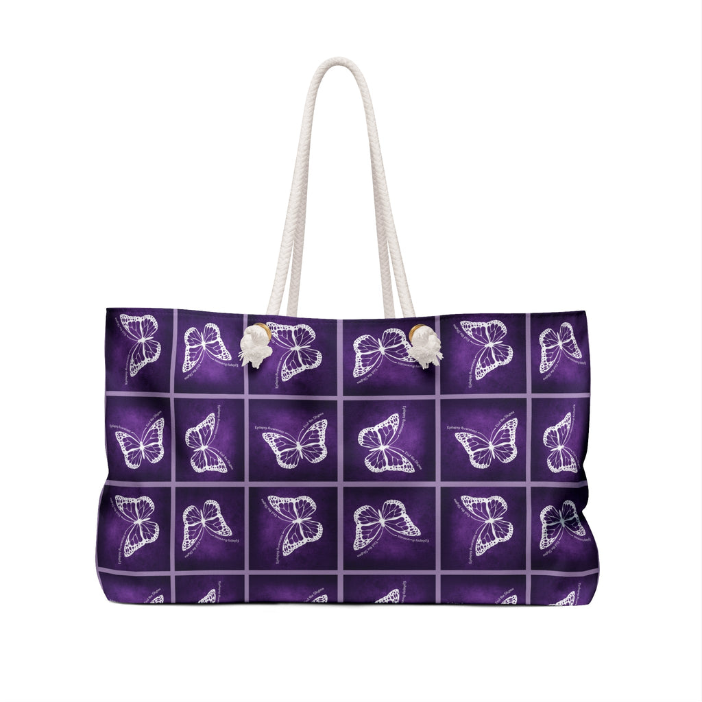 Epilepsy Butterfly Weekender Bag