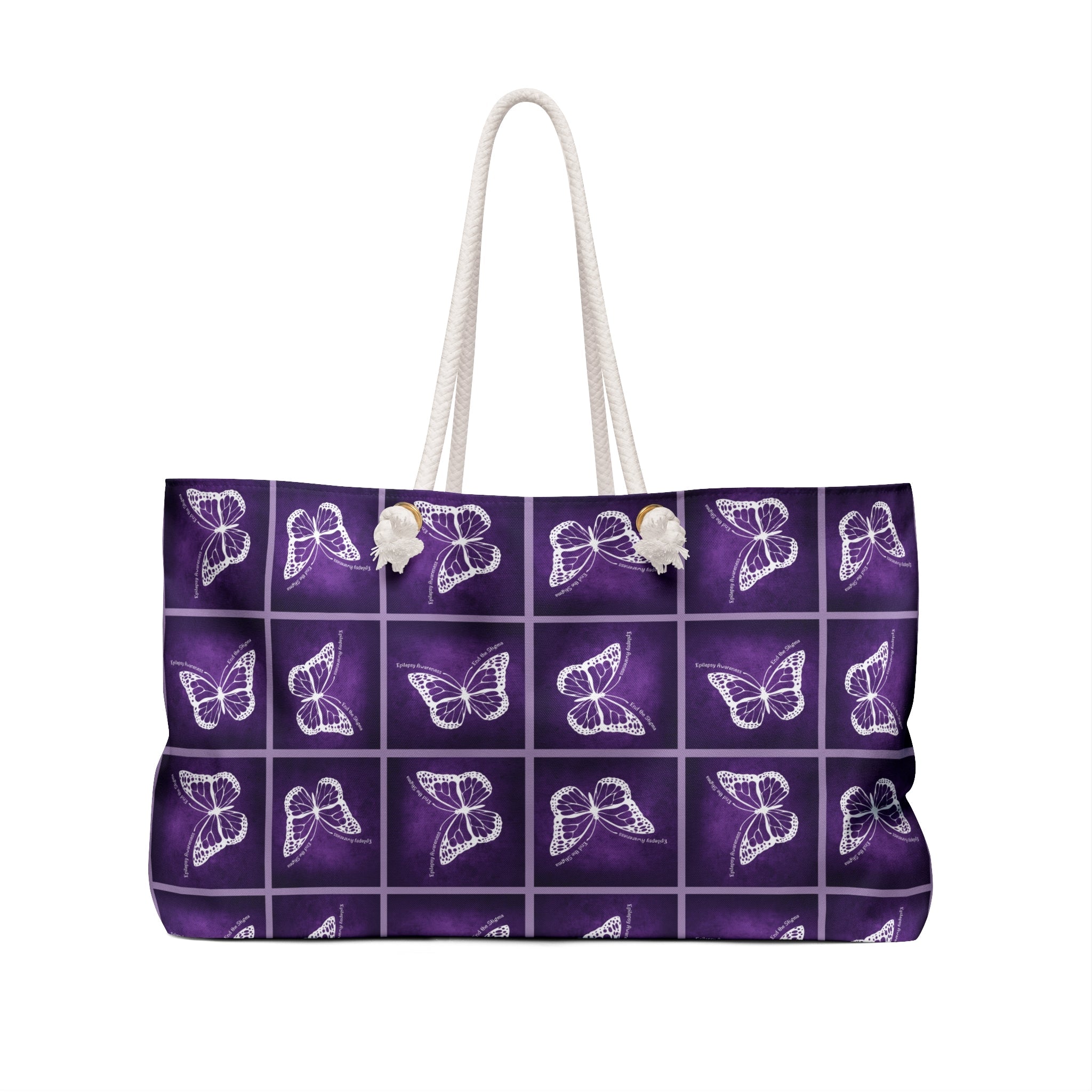 Epilepsy Butterfly Weekender Bag