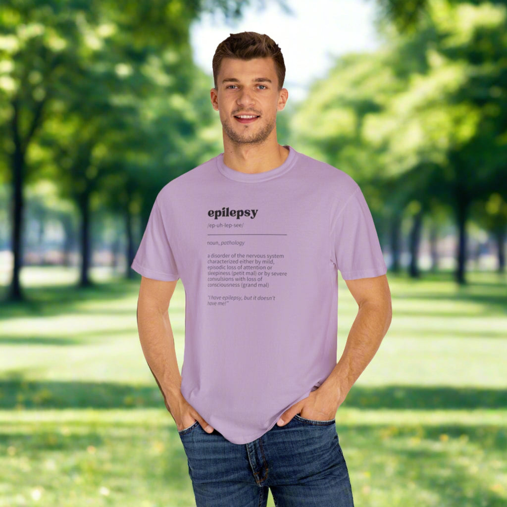 Epilepsy Definition Unisex Garment-Dyed T-shirt