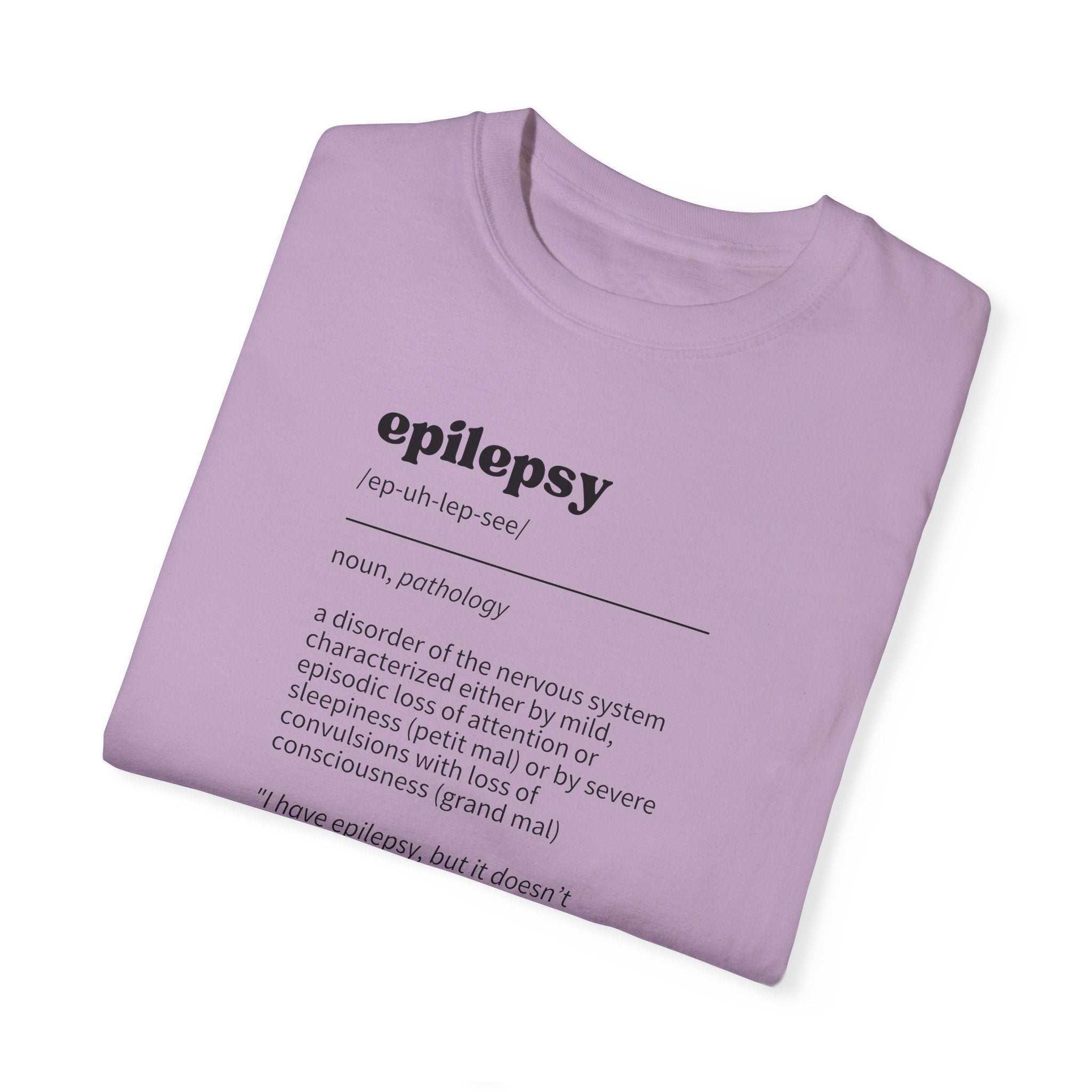 Epilepsy Definition Unisex Garment-Dyed T-shirt